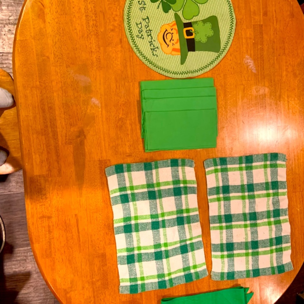 ☘️☘️☘️St.Patrick’s Day Linen Package☘️☘️☘️ - Picture 6 of 6